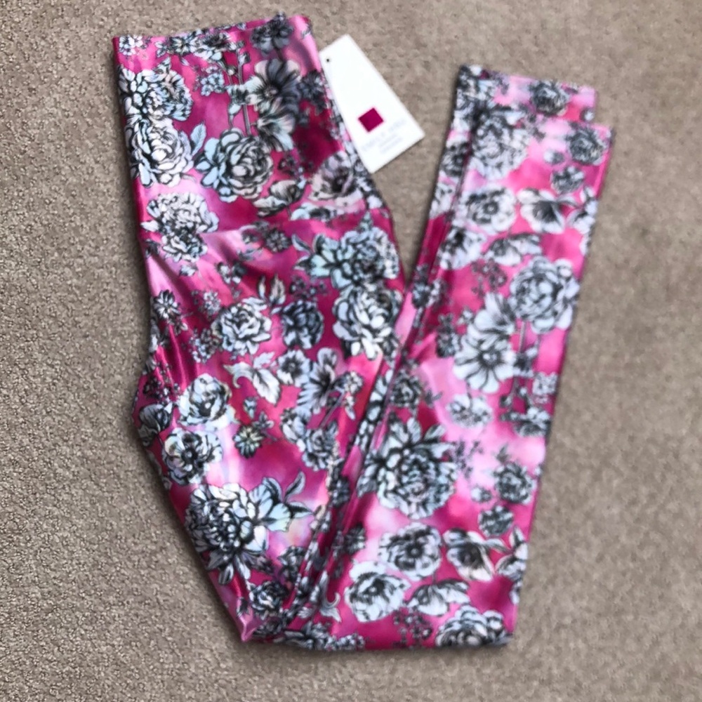 Emily Hsu Designs Camille Shimmer Leggings NWT
